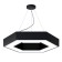 LED LED GEOMETRIA HEXAGON 45W 4000K 2500LM IP40 60x60x8 Black