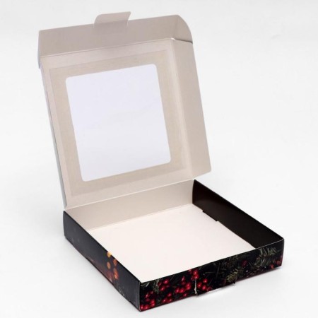 Self -assembly box "New Year's gifts", 16 x 16 x 3 cm-1