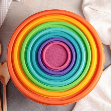 Set of bowls "Rainbow", 7 pcs, color mix-10