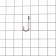 KOI hook "Single Spoon Long", size 14 int, color BN 10 pcs.