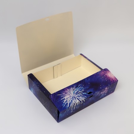 New Year. Gift New Year's folding, packaging, New Year's salute, 31 × 24.5 × 8 cm.-2