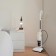 Vacuum cleaner 2 in 1 KT-5157-1, vertical, steam, 1000 watts, 1.2 l, heating 30 seconds, white and yellow