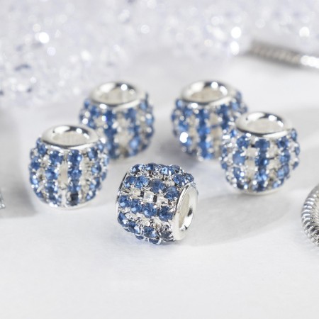 Separator "path", blue color in silver