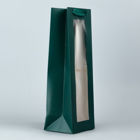 Gift package for a bottle, packaging, "Present", 36 x 13 x 10 cm-3