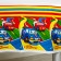 The single tablecloth “Happy Birthday”, cars, 180x137 cm