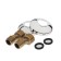 Accoona A7103B bath mixer, one -leaf, with shower, silumin, chrome