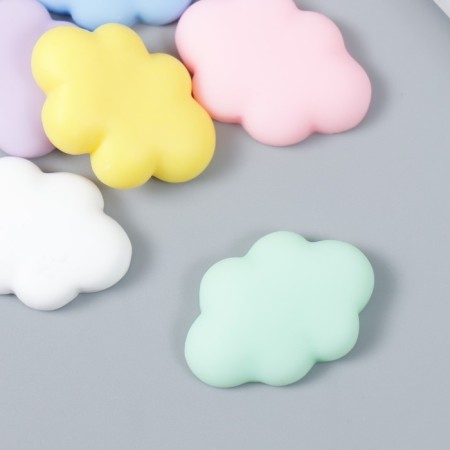 Decor for creativity Plastic "Color Cloud" MIX 1.9x2.2 cm-1