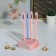 Organizer for stationery concrete "Pink Dream", 8 x 8 x 3 cm