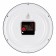Watching clock, interior "classics", silent, d-22 cm