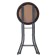 Folding stool on 4 supports TBSK1/3, brown
