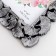 Photo frame plastic 10x15 cm "Leaves-faith" dark silver 20x14.5 cm