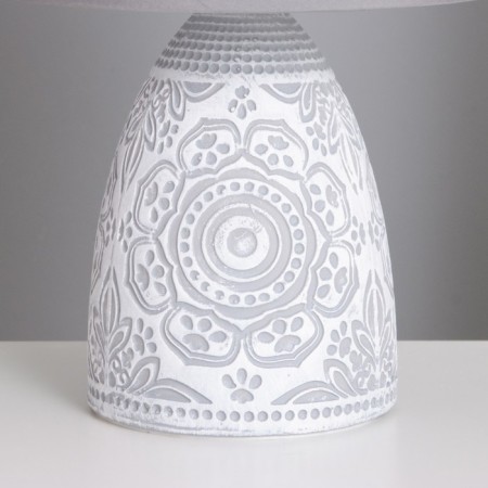 Table lamp "Zamir" 1x40W E14 gray 20x20x32cm-3