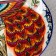 Largan Rishtan ceramics "Firebird" 28 cm, mix