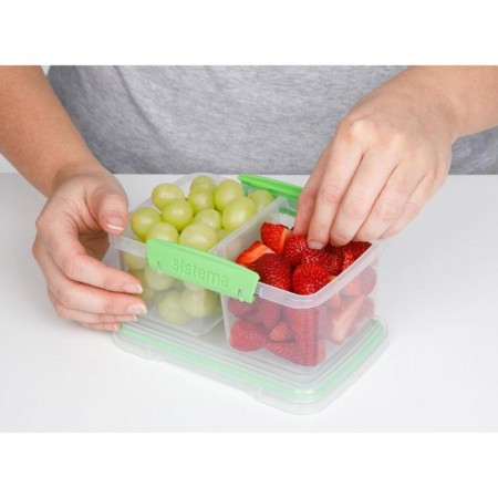 Rectangular two -section container, 835 ml-9