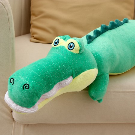 Soft toy "crocodile", 80 cm, green color-5