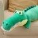 Soft toy "crocodile", 80 cm, green color