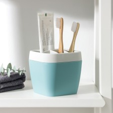 Ellisa toothbrushes stand, turquoise color