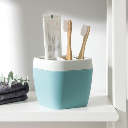 Ellisa toothbrushes stand, turquoise color