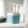 Ellisa toothbrushes stand, turquoise color