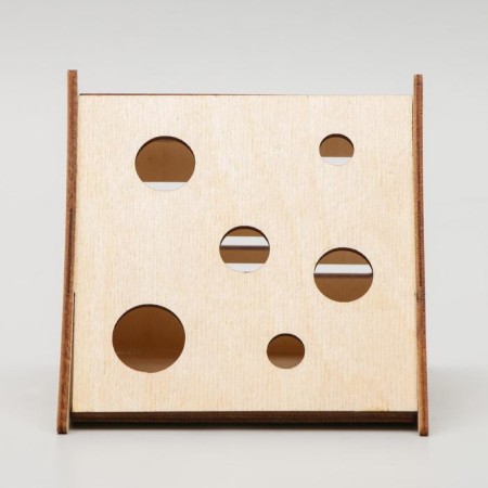 House for rodents "Cheese", 12.5 x 11.5 x 11 cm-1