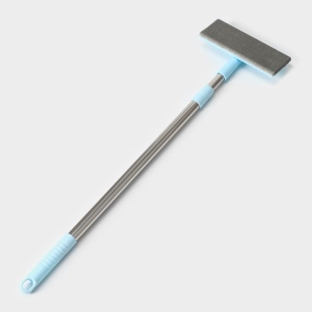 Oklotka with nozzle velor Dolyana, steel telescopic handle, silicone, 19 × 7 × 68 (112) cm, MIX color-8
