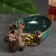Squirrel stands stand "Squirrel" malachite
