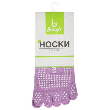 Sangh yoga socks, p. 36-39 cm, lilac color-1