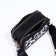 Bag Cross-Bodi with a zipper, black/white color