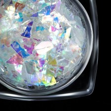 Rainbow flakes for the decor 
