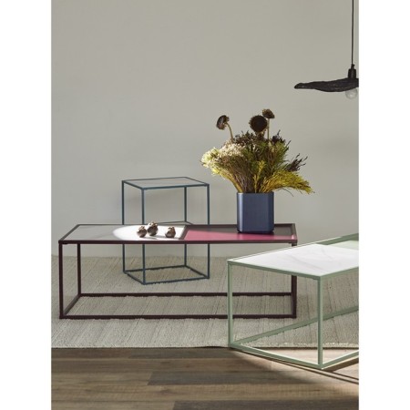 Class Mayen table, 380 × 380 × 520 mm, turquoise color-4
