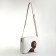 Women's bag over the shoulder Textura, small, white color