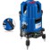 Laser level "bison" cross-55, 4 verts, 3 horizons. Lines, 20m/70m, ± 0.3 mm/m, in the case