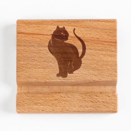 Top for the phone "Black Cat", 8x8x1.6 cm-1