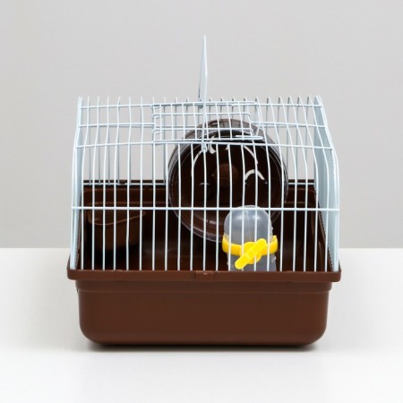 The cage for rodents "Pigzon", 31 x 24 x 17 cm, brown-2