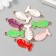 Decor for creativity Plastic for metal "Fish-Square" mix set 8 pcs 1.2x3 cm