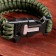 3B1 survival bracelet (paracord 2 m, whistle, fire), dark green, 25.5 × 2.5 cm, 3 m