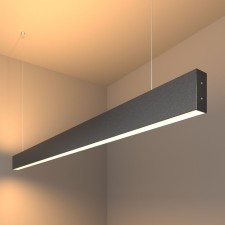 Line Line Elektrostandard, Grand 50 W, 1280x35x80 mm, IP20, Black shagland color