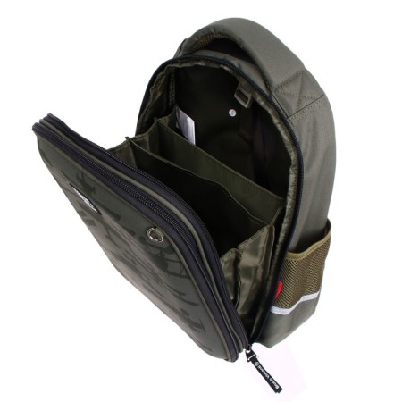 Frame backpack 38 x 30 x 20 cm + pencil case, Bruno visconti "military pattern. Defenders of the sky"-8