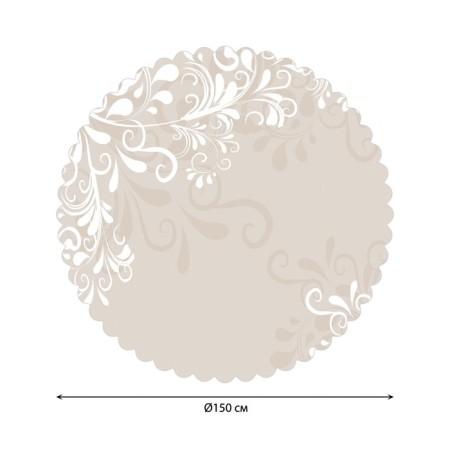 Tables on the table “Treaters in boots”, round, Saten, D = 150 cm-1
