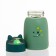 Water bottle, 350 ml, "dinosaur", glass