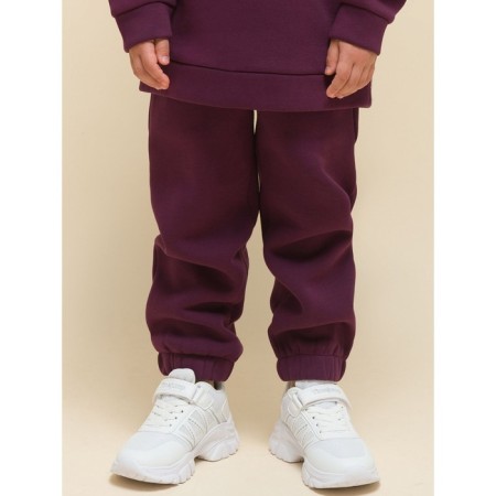 Baby trousers, height 110 cm, burgundy color