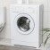 Set of anti -vibration stands "Dolyana", 4 pcs, square, white color