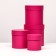 A set of hats 4 in 1 "Raspberry", 20 × 20 –13 × 13 cm