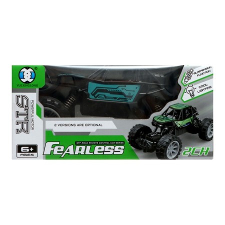 Jeep "All -terrain vehicle", radio control, light, batteries, blue-8