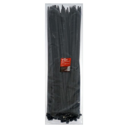 Clot of nylon tundra krep for screed, 9x600 mm, black, in package 100 pcs.-1