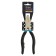 Plask -hugs combined tundra, nickelled, rubberized handles, 160 mm