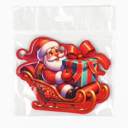 Christmas tree toy New Year's "Santa Claus", for the New Year, 10 x 8 cm-4