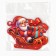 Christmas tree toy New Year's "Santa Claus", for the New Year, 10 x 8 cm