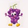 Thermalrotransfer "Grapes", 23 x 18 cm, set 10 pcs.