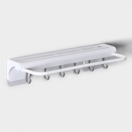 Holder for knives and kitchen accessories, 25.5 × 11 × 5 cm, white color-1